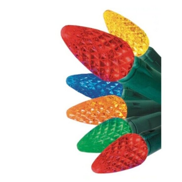 GE StayBright 150-Ct 37.2-ft Constant Multicolor C5 LED Christmas String Lights - Picture 4 of 13